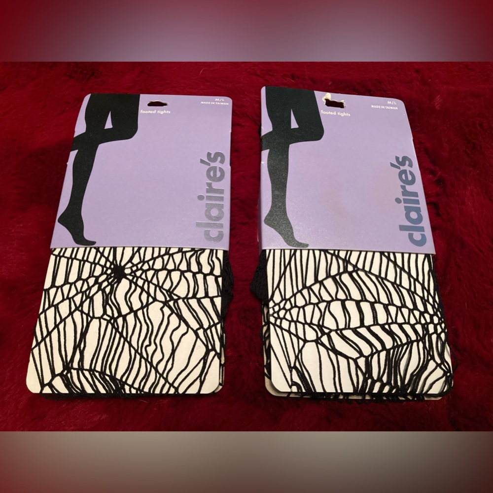 2 Pairs Spiderweb Tights